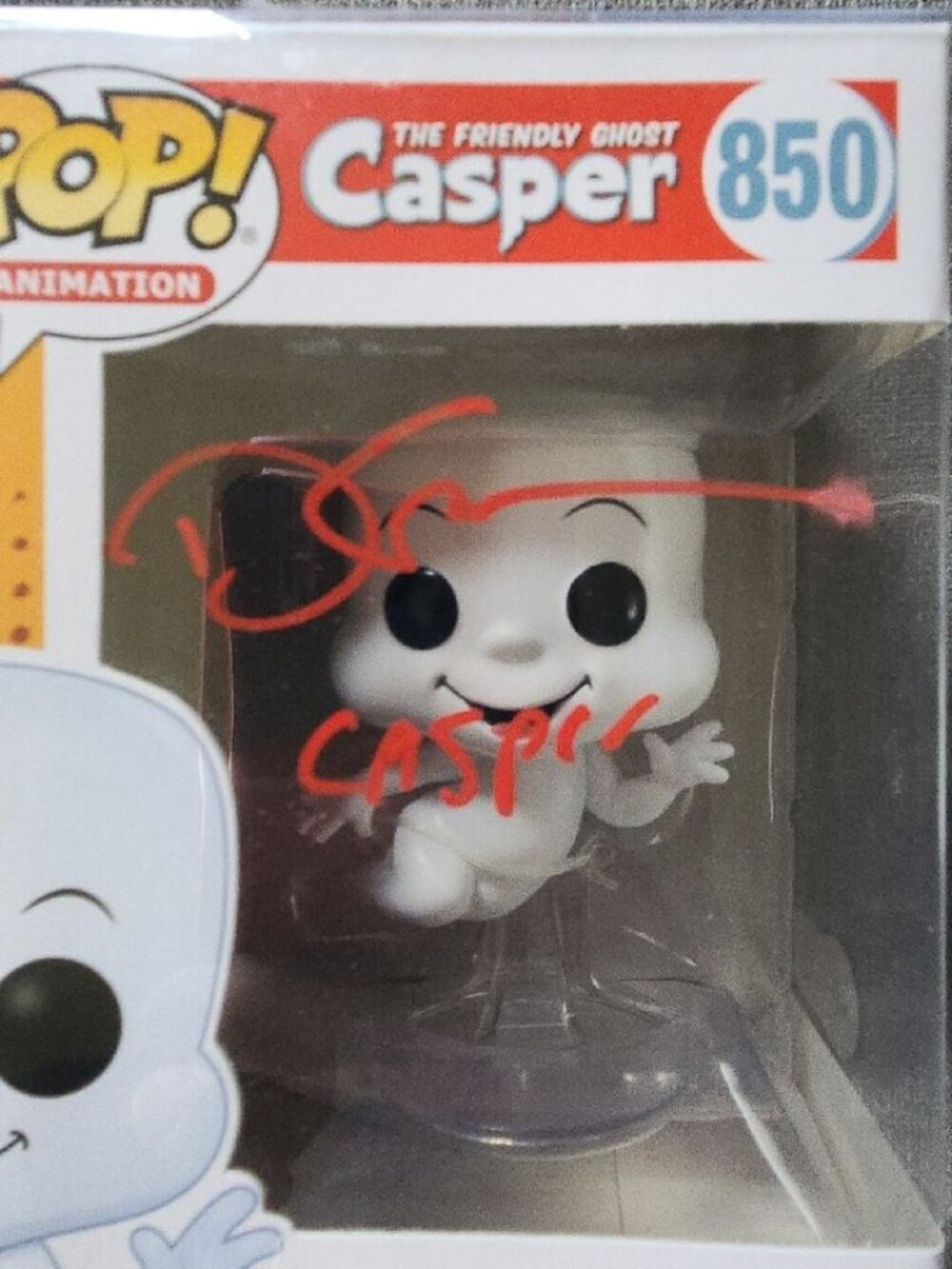 Devon Sawa signed Funko Pop! Vinyl Casper the Friendly Ghost Casper #850 w/COA - Picture 2 of 6